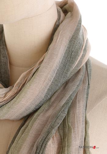 Striped Cotton Scarf - ph 2