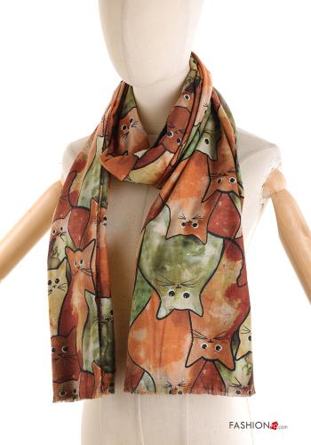 Tiere Muster Schal - ph 1