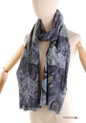 heart motif Scarf