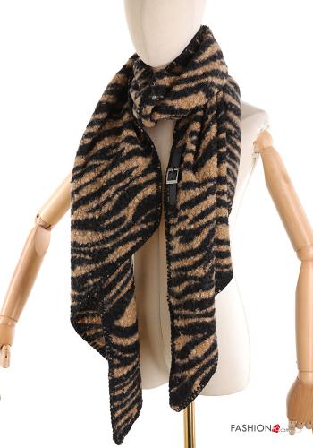 Sciarpa con fibbia Fantasia animalier
