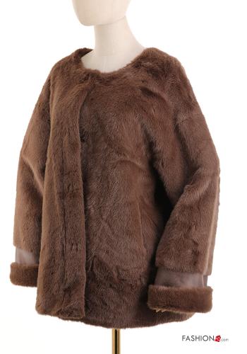 Cappotto in Pelliccia ecologica - ph 1