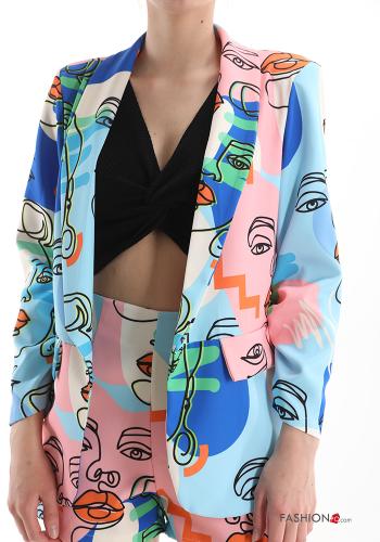Abstract print Blazer - ph 1
