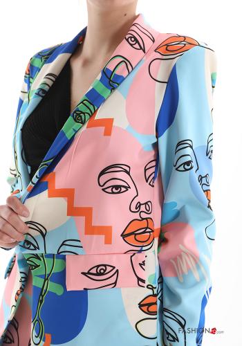 Abstract print Blazer - ph 4