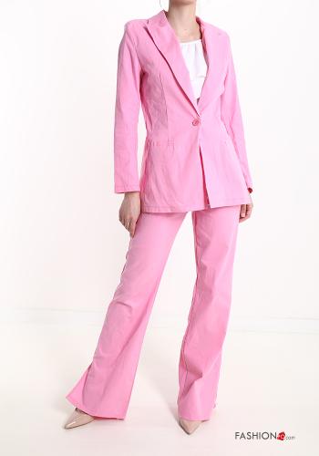Tailleur in Cotone con bottoni - ph 1