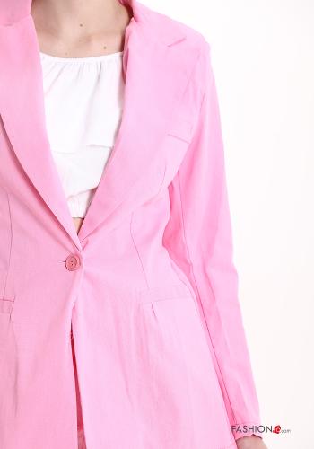 Tailleur in Cotone con bottoni - ph 4