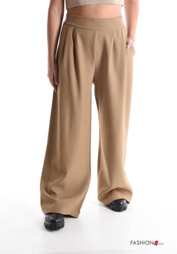 wide leg lange Hose mit gummizug - ph 1