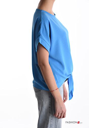 Blusa maniche corte con nodo - ph 3