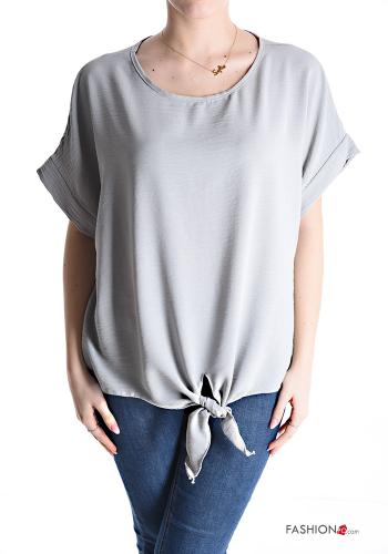 short sleeve T-shirt with bow