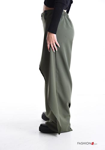 Calças oversize wide leg com bolsos com elástico - ph 3