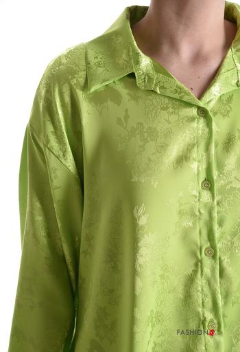 long sleeve with collar satin Shirt with buttons - ph 4