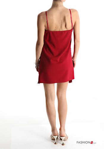 Vestido corto con brillantes con flecos con lentejuelas - ph 2