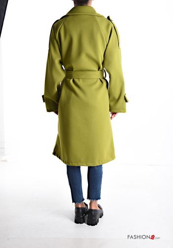 Manteau sans doublure à boutons avec ceinture en tissu - ph 2
