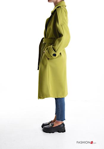 Manteau sans doublure à boutons avec ceinture en tissu - ph 3