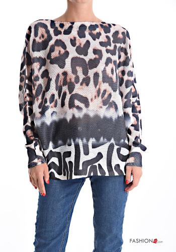 Pull manches longues imprimé - ph 1