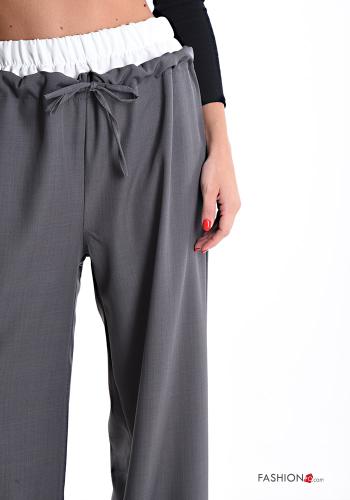 wide leg Hose mit gummizug - ph 4