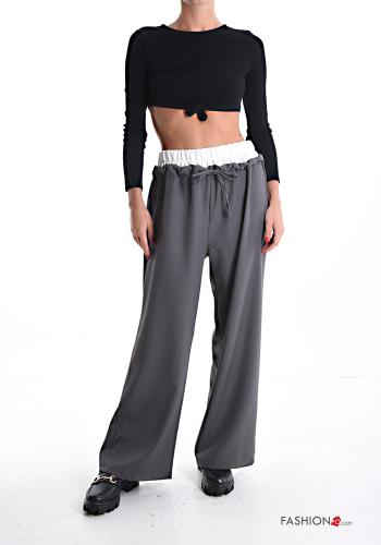 wide leg Hose mit gummizug - ph 5