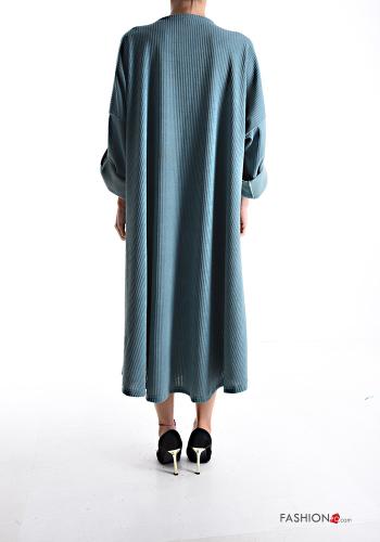 Oversize Kleid mit Knöpfen mit Taschen - ph 2