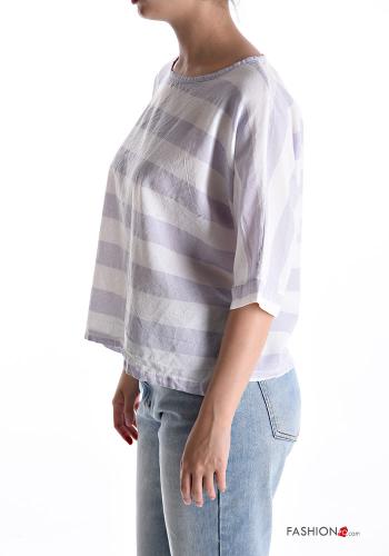 Striped Cotton T-shirt - ph 3