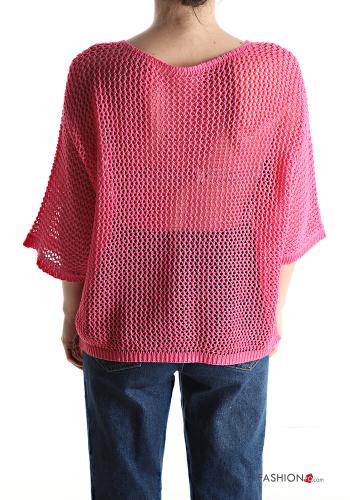 Camisola em Algodão manga curta gola V - ph 2