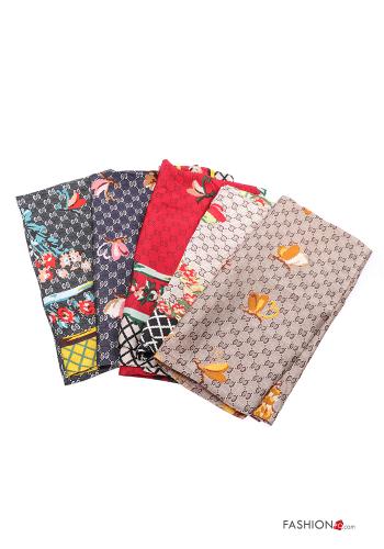 Patterned Silk Scarf - ph 1