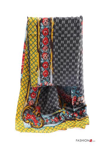 Patterned Silk Scarf - ph 2