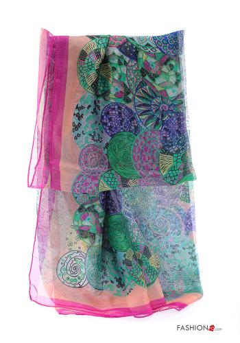 Patterned Silk Scarf - ph 7