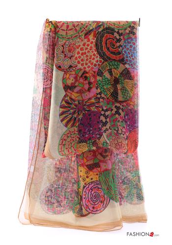 Patterned Silk Scarf - ph 10