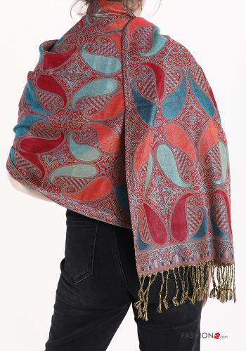 Bufanda Estampado jacquard con flecos - ph 2