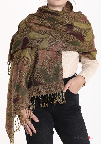 Bufanda Estampado jacquard con flecos - ph 8