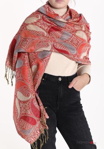 Bufanda Estampado jacquard con flecos - ph 9