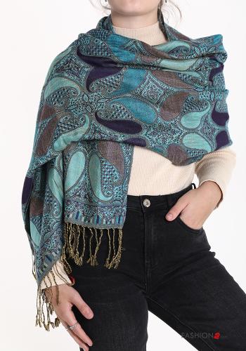 Bufanda Estampado jacquard con flecos - ph 10