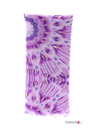 Bufanda De lurex Estampado abstracto - ph 2