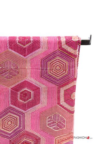 Bufanda De lurex Estampado Geométrico - ph 3
