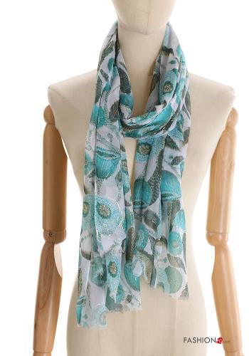 Sciarpa lurex Fantasia floreale - ph 1