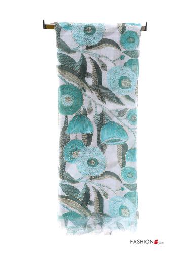 Sciarpa lurex Fantasia floreale - ph 2