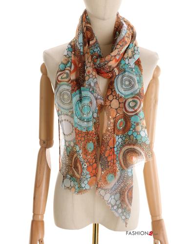 Bedrucktes Lurex Schal - ph 1
