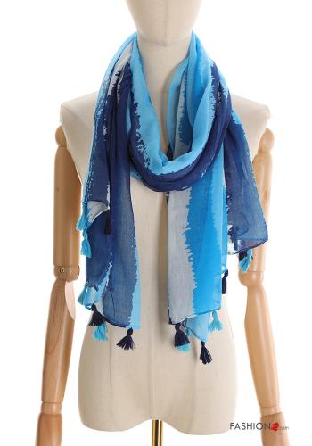 Multicoloured Scarf with fringe