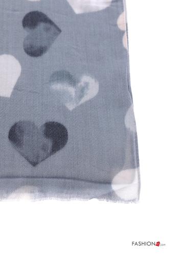 heart motif Scarf - ph 3