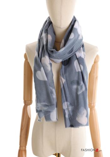 heart motif Scarf - ph 4