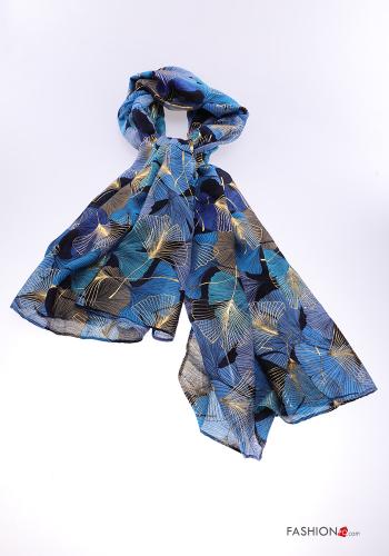 Bufanda De lurex Estampado de hojas - ph 1