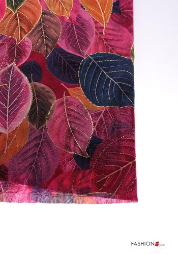 Leaf print Scarf - ph 3