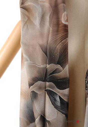 Blumenmuster Lurex Tuch - ph 3