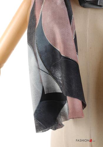 Abstract print Scarf - ph 4