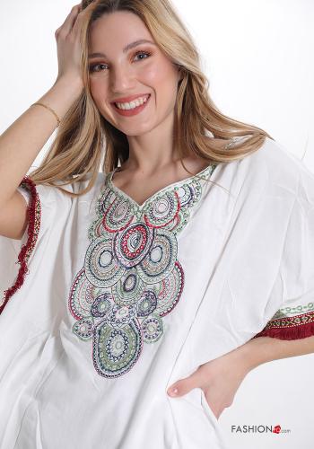 Copricostume Fantasia ricamata con frange - ph 4