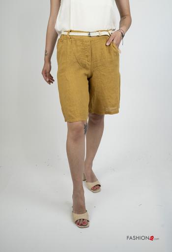 Linen Bermuda