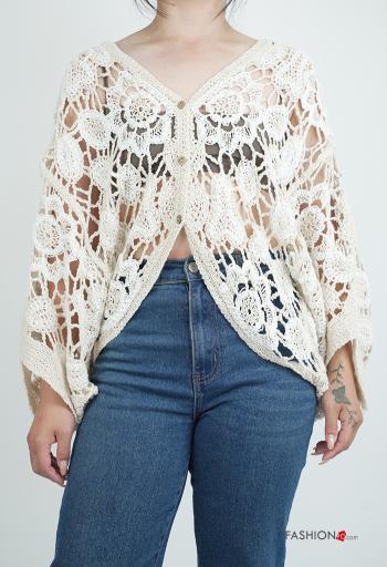 Strickjacke aus Baumwolle