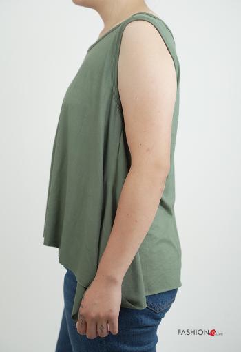 sleeveless crew neck Tank-Top - ph 3
