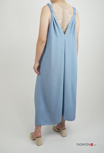 Jumpsuit scollato sulla schiena oversize senza maniche scollo a V - ph 2