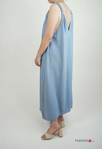 Jumpsuit scollato sulla schiena oversize senza maniche scollo a V - ph 3