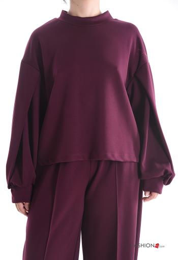 long sleeve crew neck oversized Sweatshirt